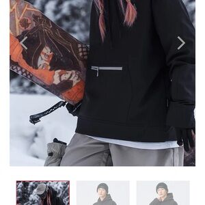 Men's Black Ski Jacket